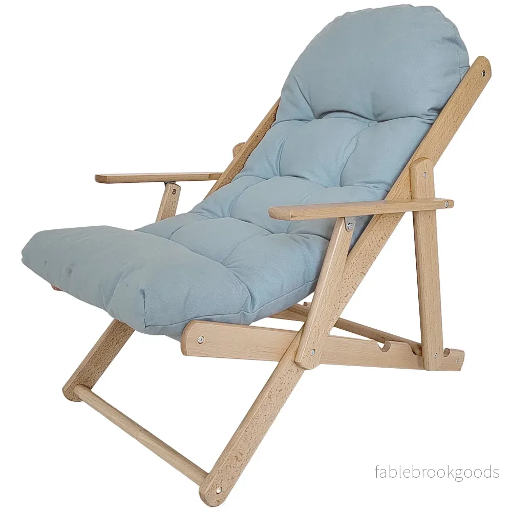 Justerbar fåtölj, bokträram, ljusgrå - Bild 2