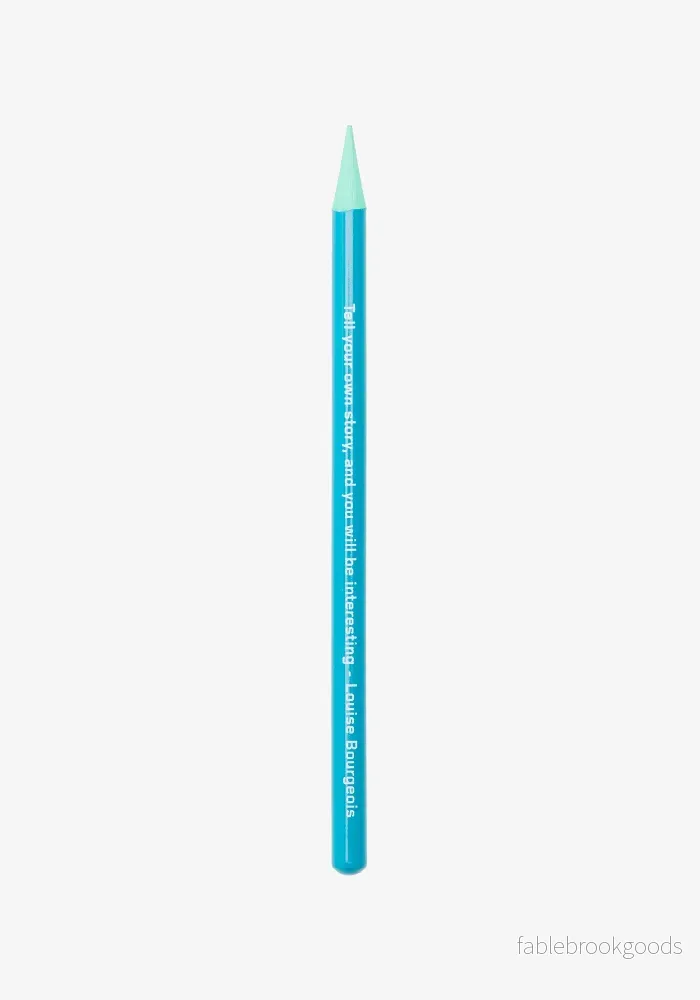 Grafitpenna, ”Tell your own story, and you will be interesting” – Louise Bourgeois