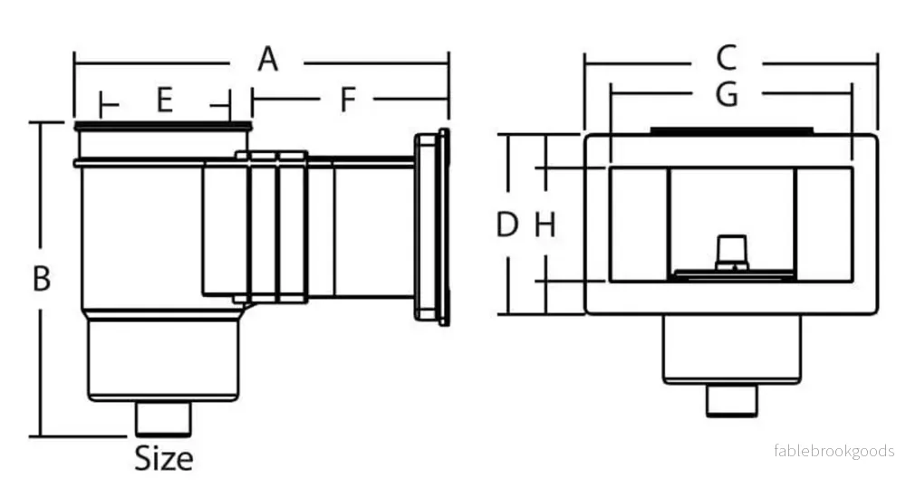 Hayward skimmer 2" invändig gänga - Bild 2
