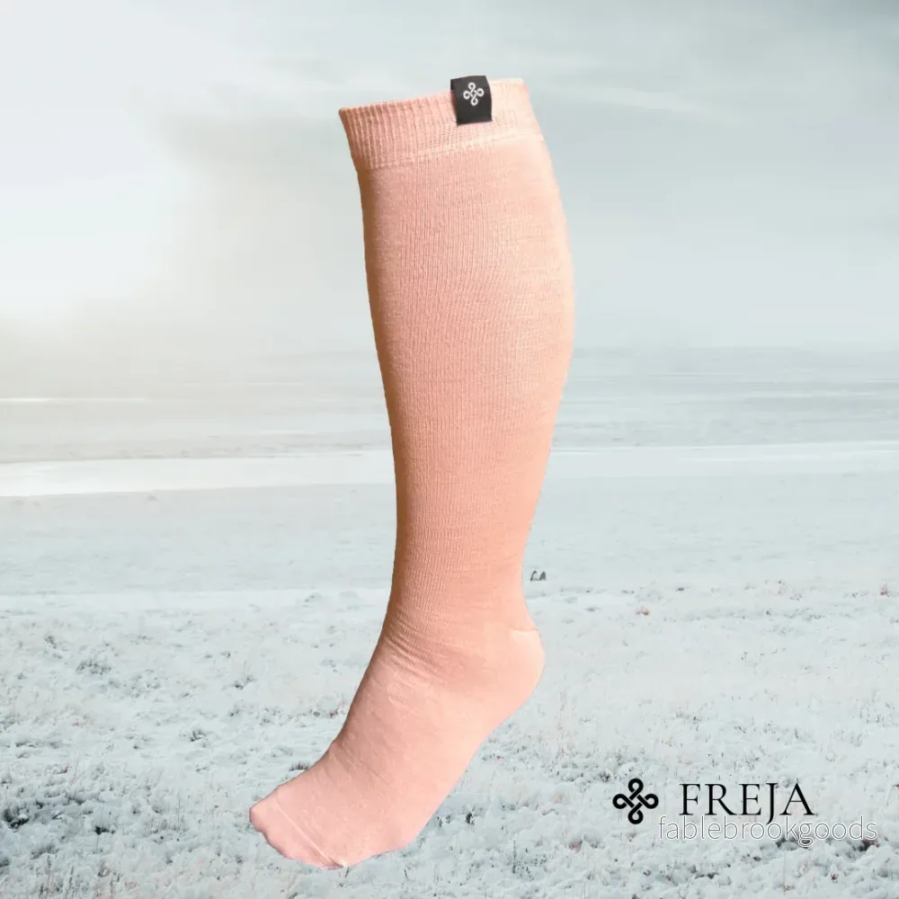 Ridstrumpa Freja Merinoull Rosa Ridstrumpa Freja Merinoull Rosa