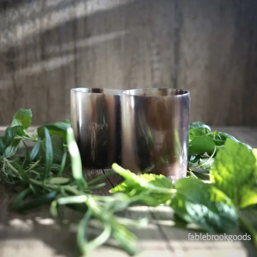 Whiskyglas i horn - Bild 2