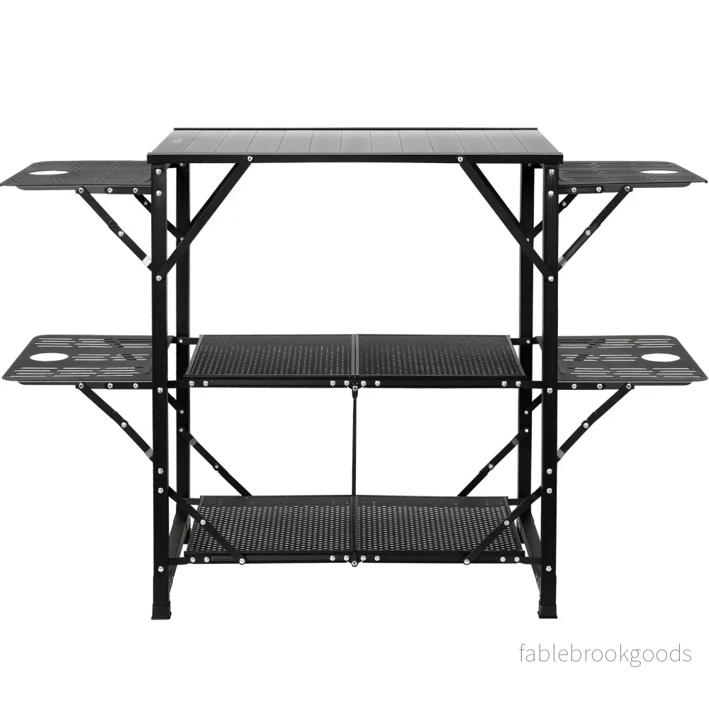 Hopfällbart campingbord 126 cm - Bild 3