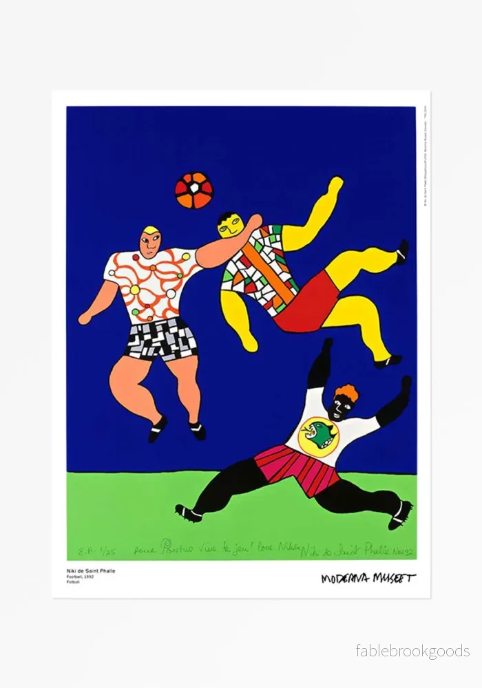 Poster: Niki de Saint Phalle, Vive le Football!