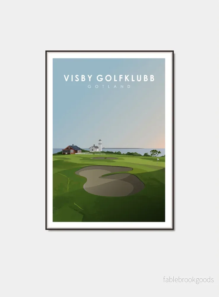 Visby Golfklubb – Gotland poster Visby Golfklubb – Gotland poster