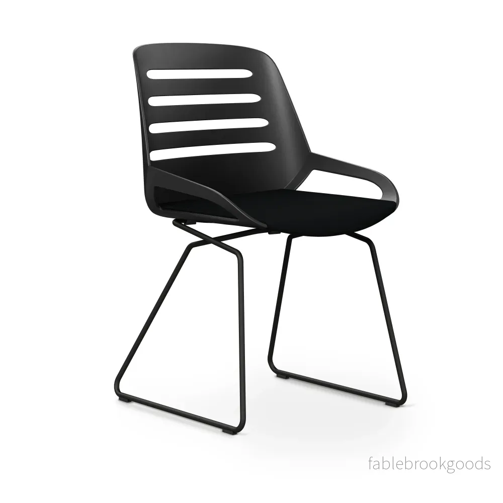 Numo Comfort skid base, svart Cura-tyg sits Numo Comfort skid base, svart Cura-tyg sits
