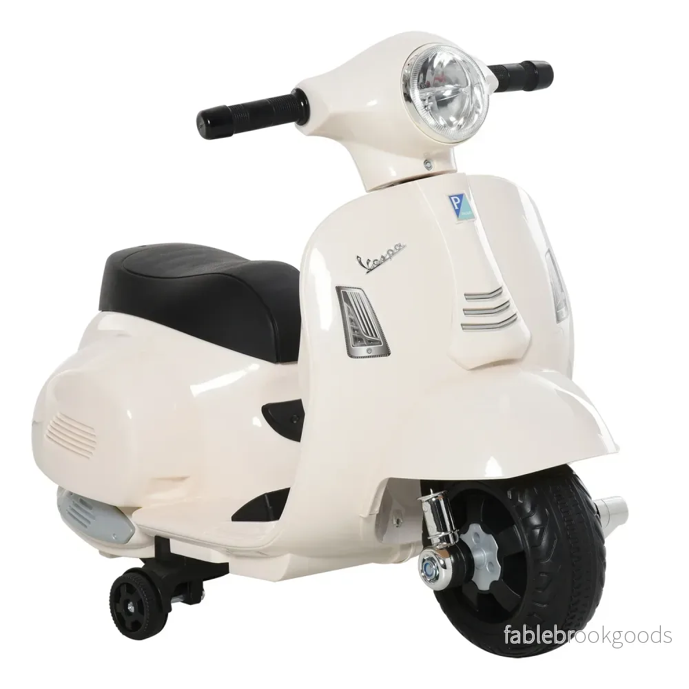 Elektrisk barnmotorcykel, 18-36 månader, LED-lampor, vit Elektrisk barnmotorcykel, 18-36 månader, LED-lampor, vit
