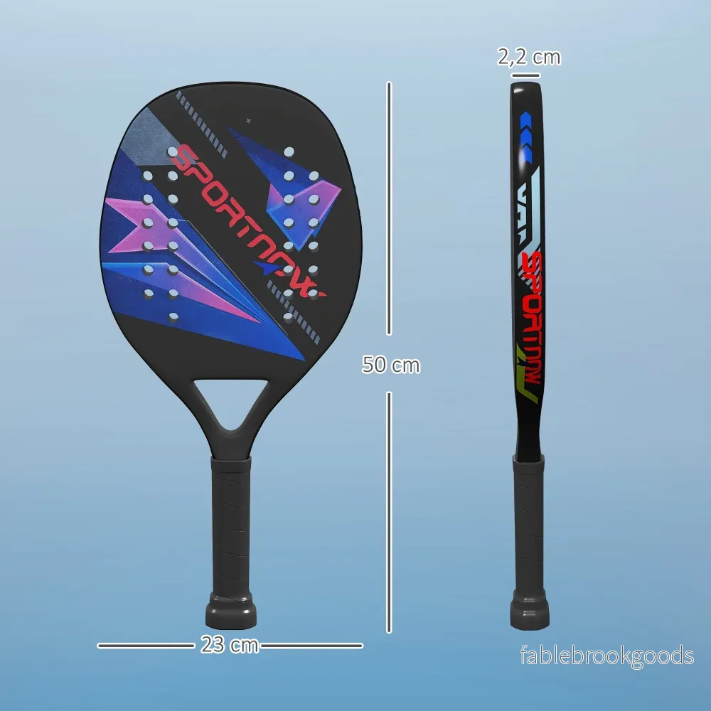 Pickleball-paddelset, kolfiber, halkfritt grepp, väska ingår - Bild 3