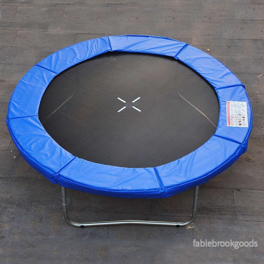 Trampolin kantskydd & skyddsnät, väderbeständig, 8-15 ft - Bild 2