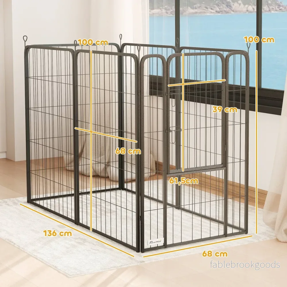 Hexagonal valplekhage – hopfällbar, 100 cm hög, utomhusbruk - Bild 3