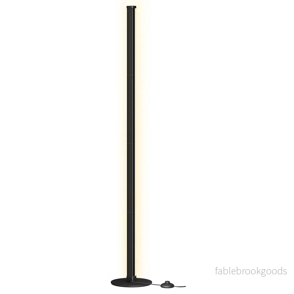 Vloerlamp - LED - Dimbaar - Zwart - 18 x 139,4 cm - Bild 2