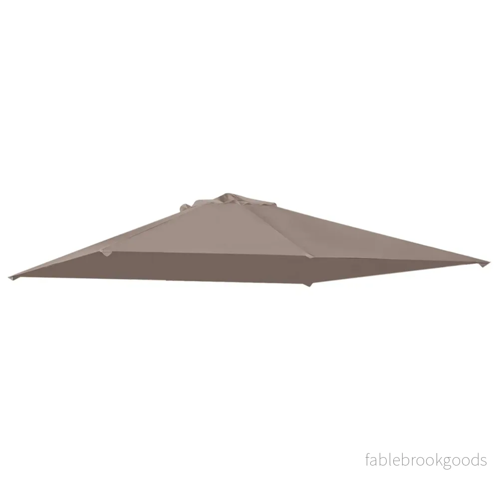 Gazebo takskydd, solskydd, beige polyester, 3×3 M Gazebo takskydd, solskydd, beige polyester, 3×3 M