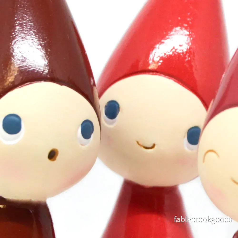 Små Peggy jordgubb/hallon/körsbär 6cm (3-pack) - Bild 2