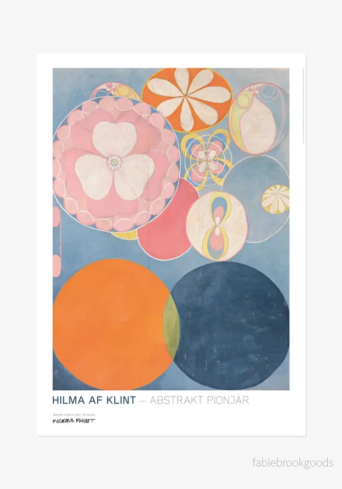 Poster: Hilma af Klint, De tio största, Barnaåldern, Nr 2 Poster: Hilma af Klint, De tio största, Barnaåldern, Nr 2