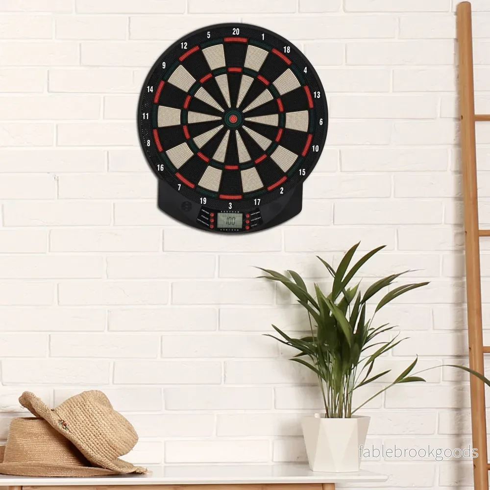 Elektronisk darttavla, 6 dart, 26 spel, flerfärgad - Bild 2