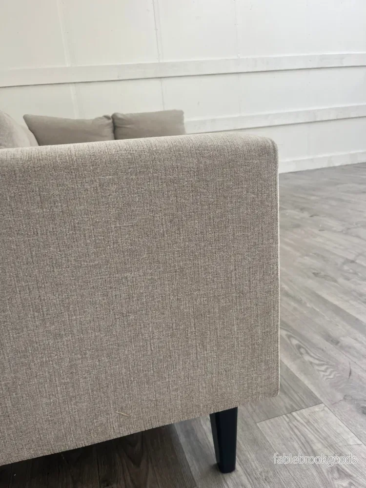 3-sits soffa med divan höger BEIGE - Bild 2