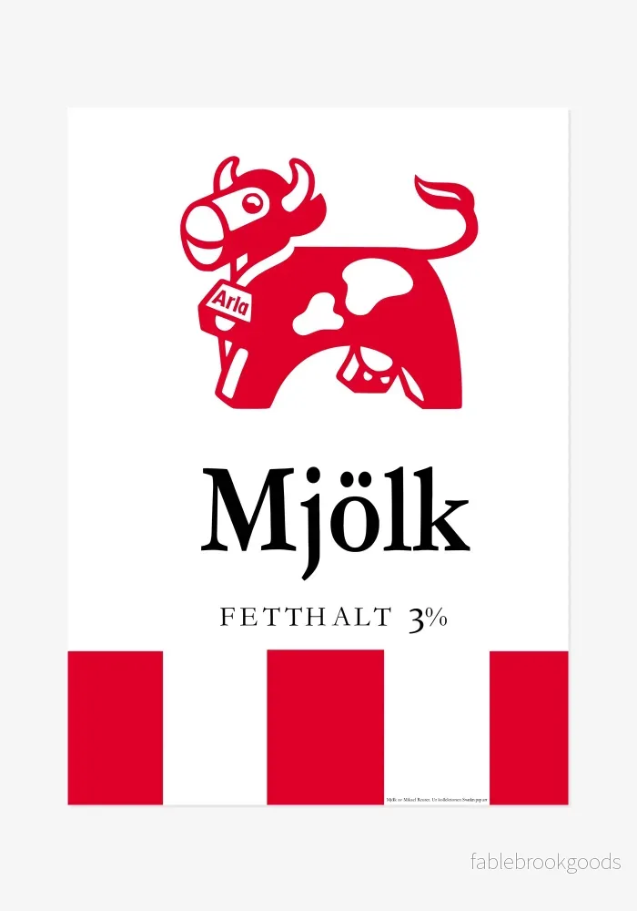 Poster, Mikael Reuter, Mjölk