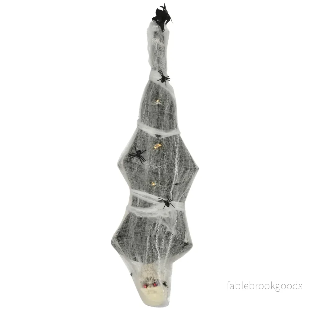 Halloween hängande mammaskelett med glödande ögon, 170cm