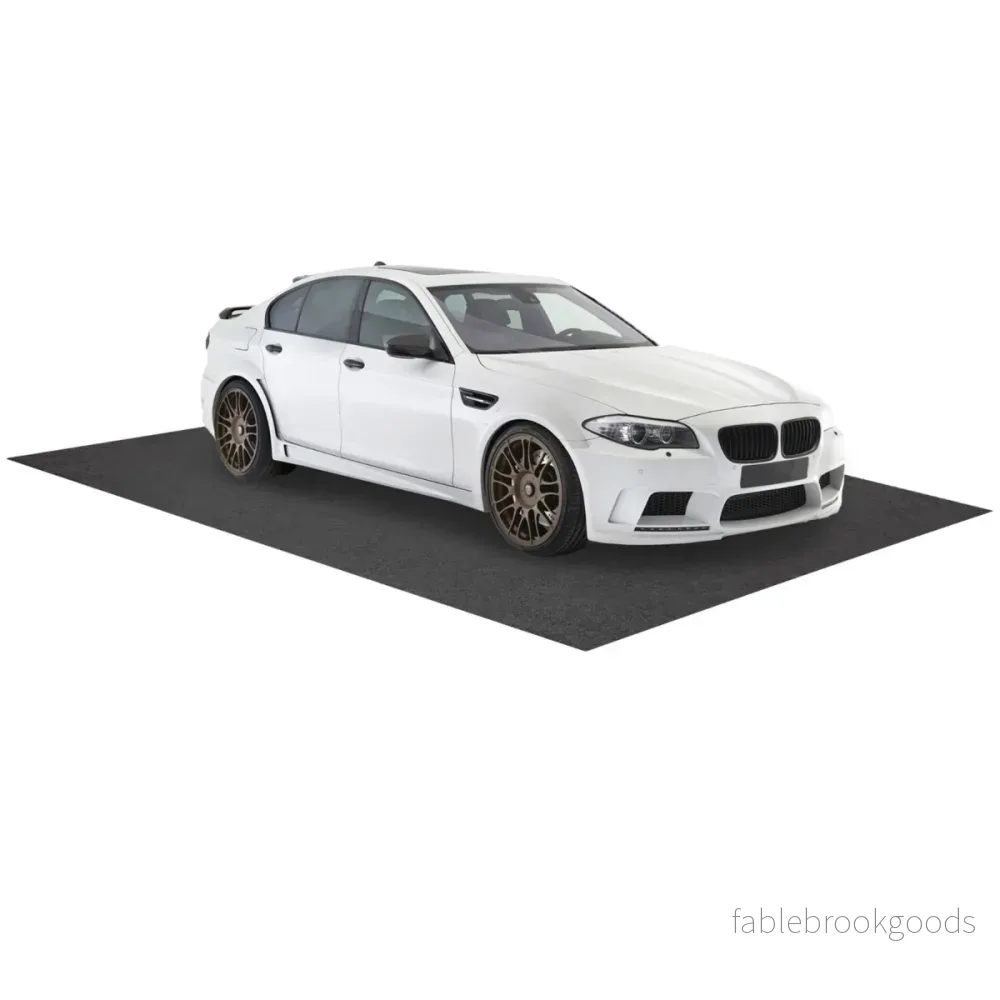 Garagegolvmatta – Halkfri vattenavvisande oljematta Anti halkmatta – 252,5 x 221 cm – Grå - Bild 2