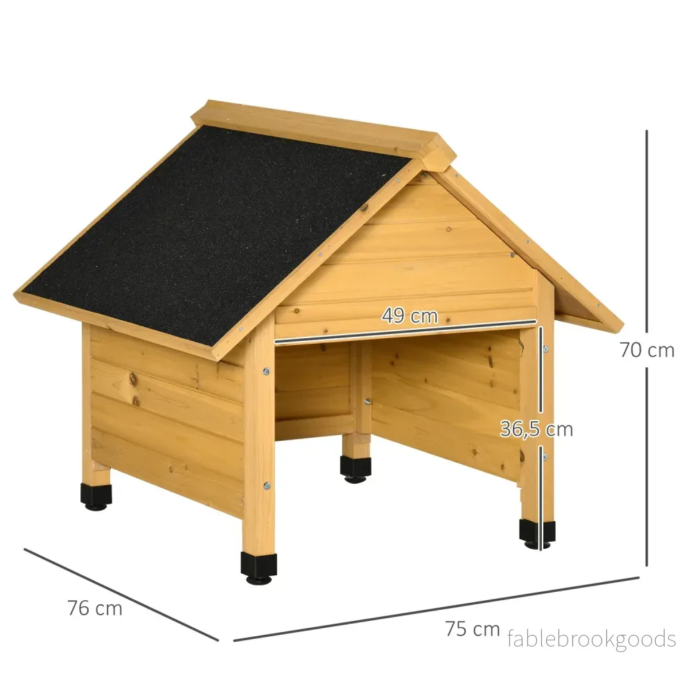 Trägarage, Gul, 75x76x70 cm, Sol & Regnskydd - Bild 3