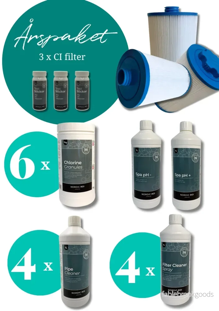 Årspaket till spabad med 3 CI-filter paketartikel - Bild 2