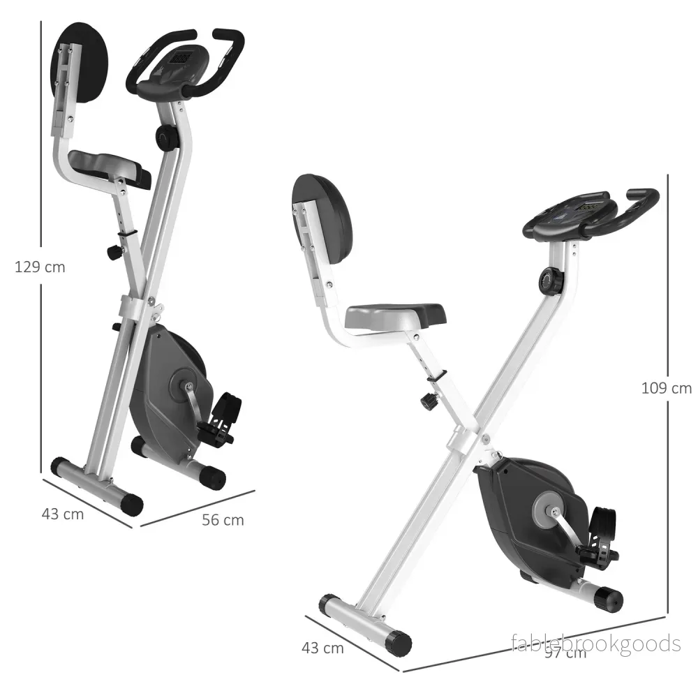 Motionscykel, 8-nivås magnetiskt motstånd, justerbar höjd - Bild 3