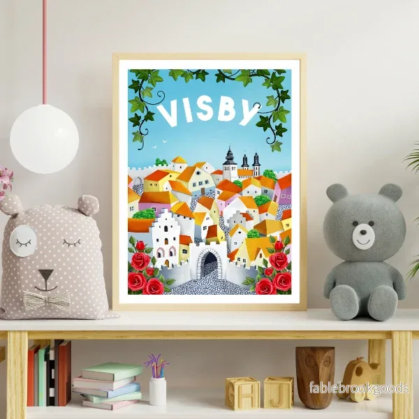 Visby Innerstad - Gotland poster - Bild 2