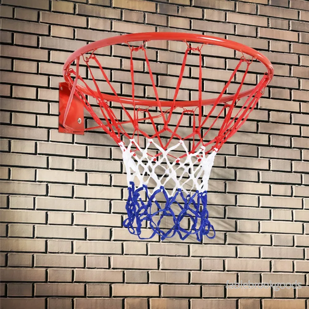 Basketbåge med nät, stålram, 46 cm diameter - Bild 2