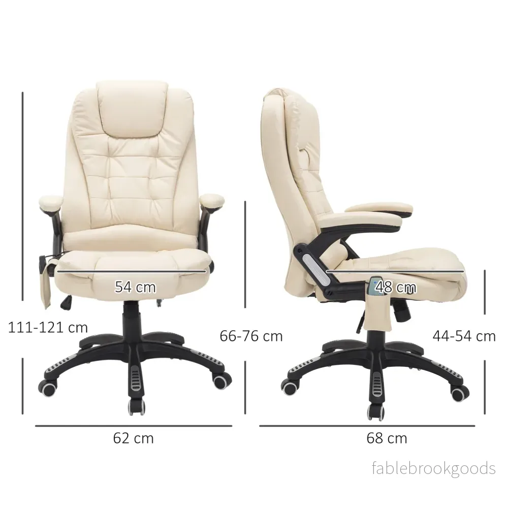 Massagekontorsstol med värme och 6-punktsvibrationer - Bild 3