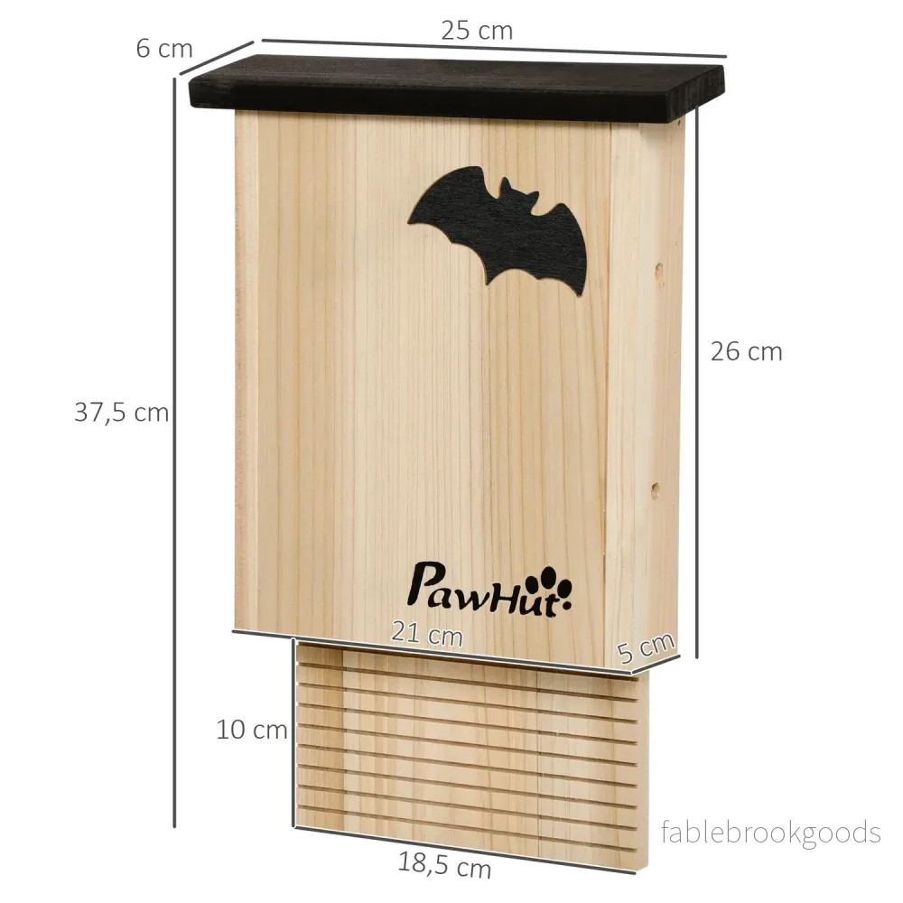 Bat House Set om 3 – Natural Gran, All Season Use - Bild 3