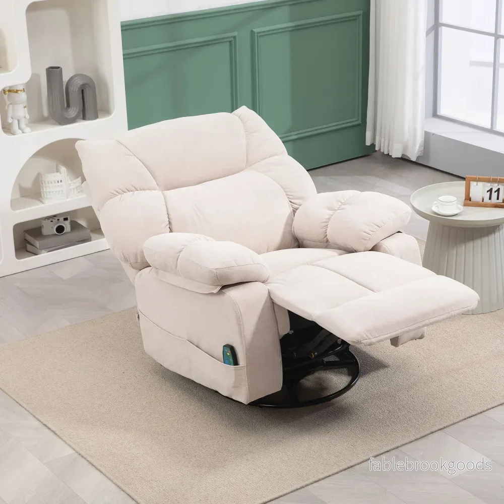 Elektrisk liggande massagestol med värme- och vridfunktioner - Bild 2