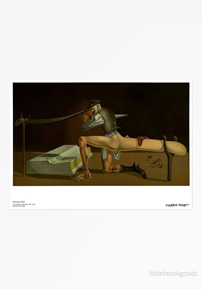 Poster: Salvador Dalí, Wilhelm Tells gåta