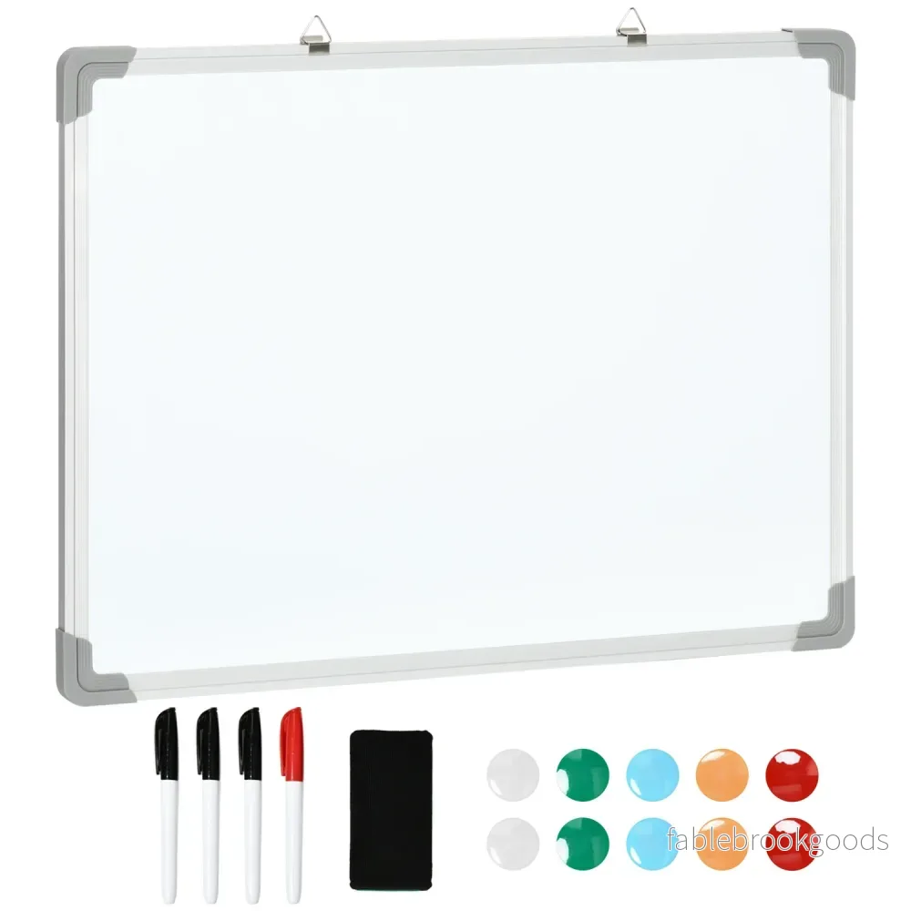 Magnetisk whiteboard staffli Set med markörer och magneter, 60x45cm Magnetisk whiteboard staffli Set med markörer och magneter, 60x45cm