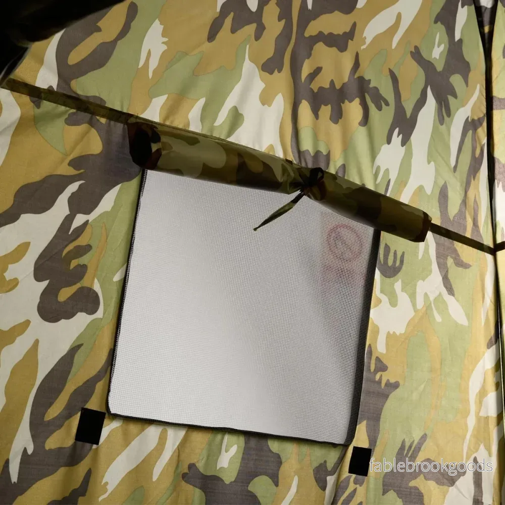 Stranddusch – tält toalett med förvaringsväska hopfällbar camouflage – 120 x 120 x 190 cm – Kamouflage - Bild 3