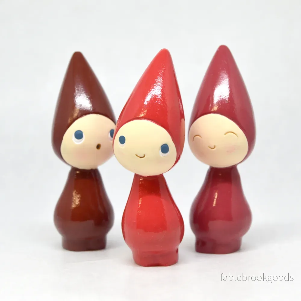 Små Peggy jordgubb/hallon/körsbär 6cm (3-pack) Små Peggy jordgubb/hallon/körsbär 6cm (3-pack)