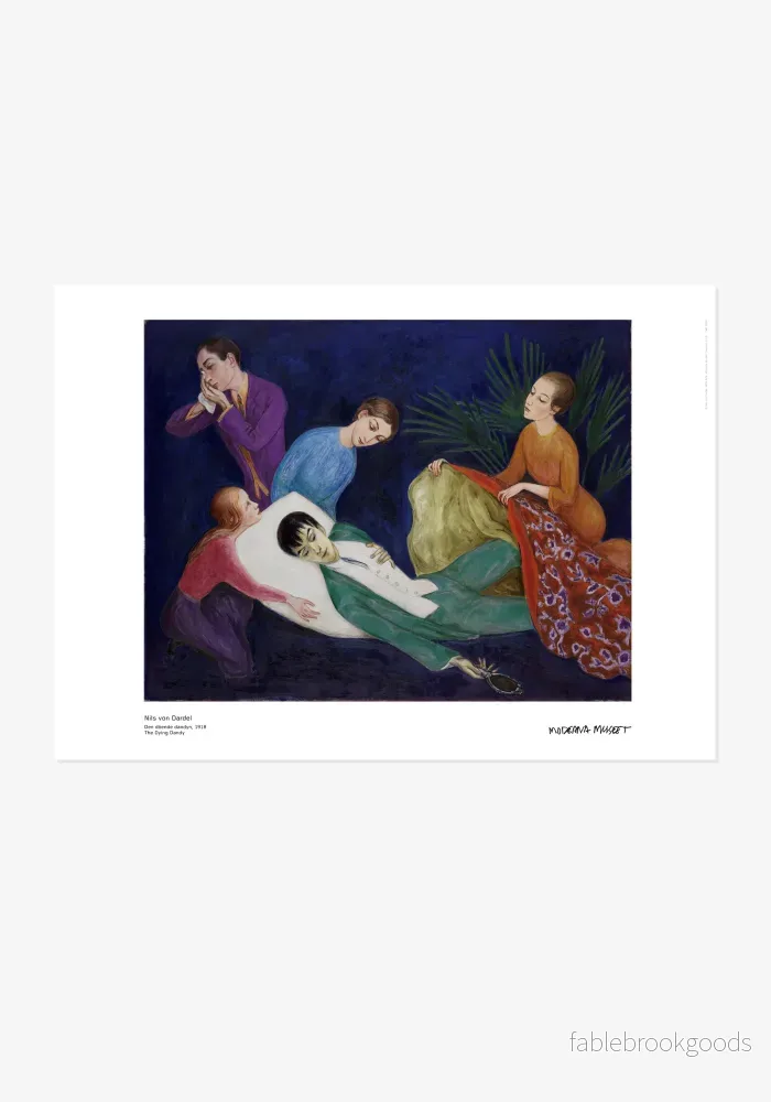 Poster, Nils Dardel, Den döende dandyn