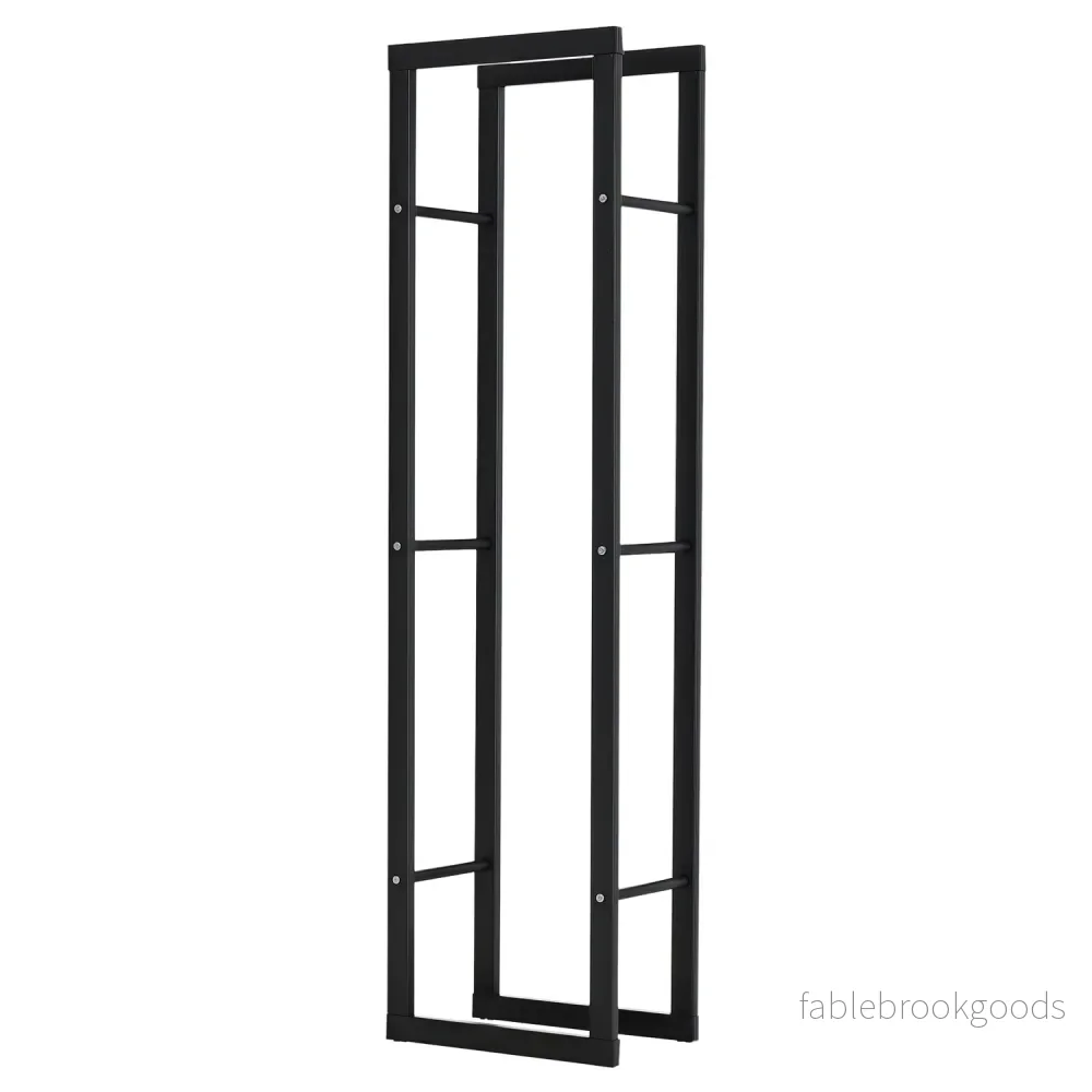 Vedställ, metall, 40x25x150 cm, rymmer upp till 100 kg