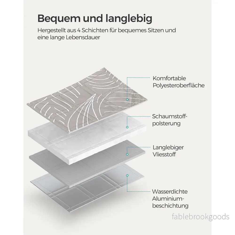 Picknickkleed - 300 x 200 cm - Waterdicht - Machinewasbaar - Khaki - Bild 3