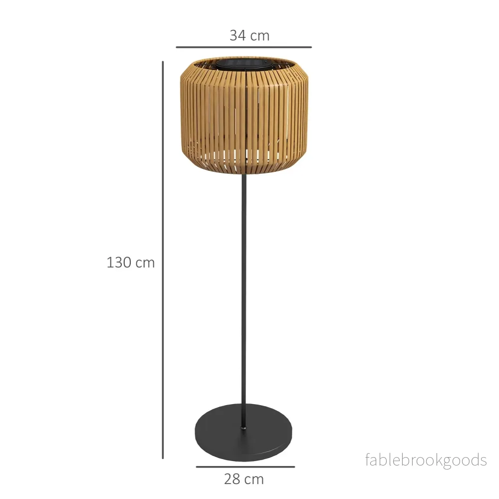 Solar rotting golvlampa, varmt ljus, automatisk på/av - Bild 3