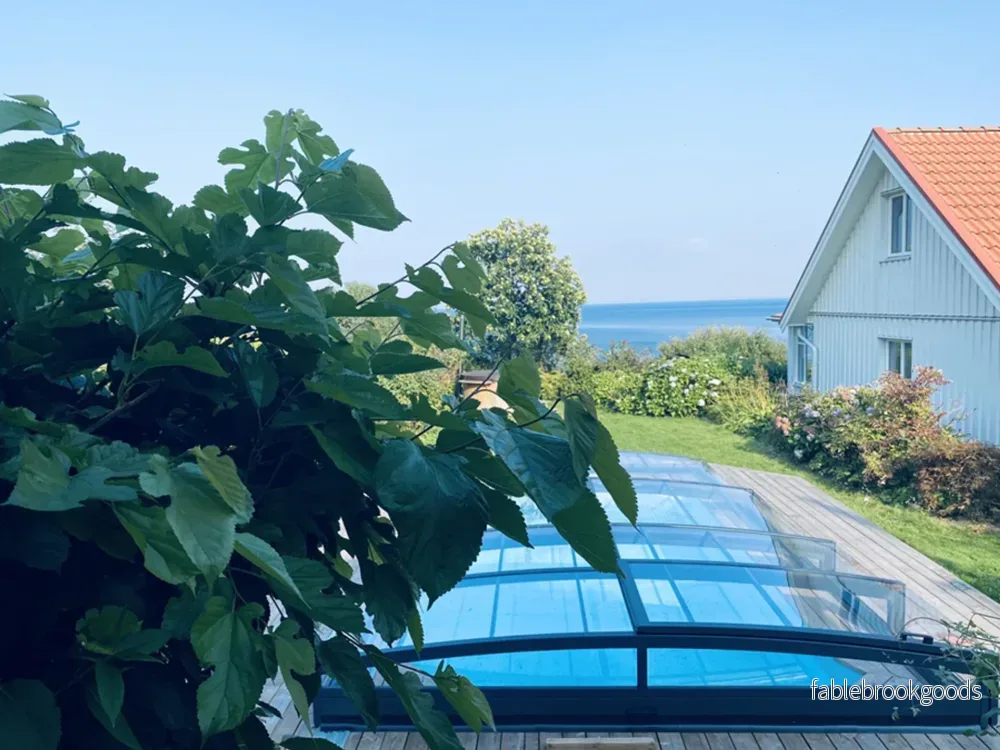 Pooltak Gullberg & Jansson Leia Standard Antracit – Monterat