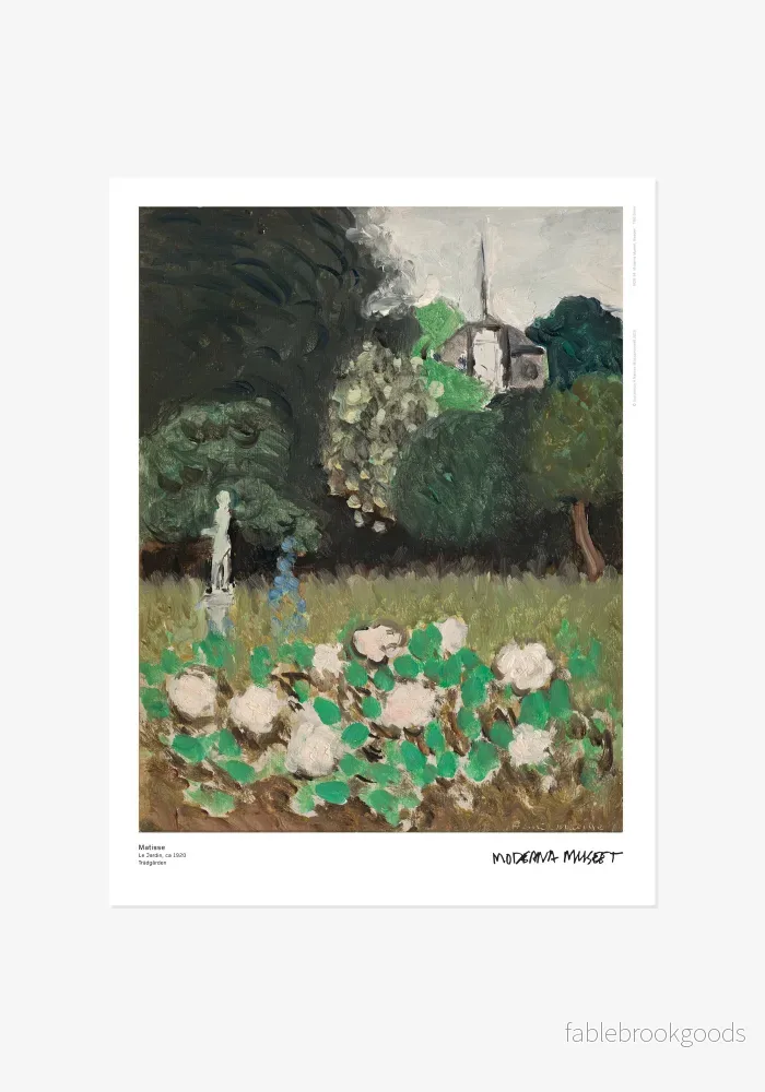 Poster, Henri Matisse, Trädgården