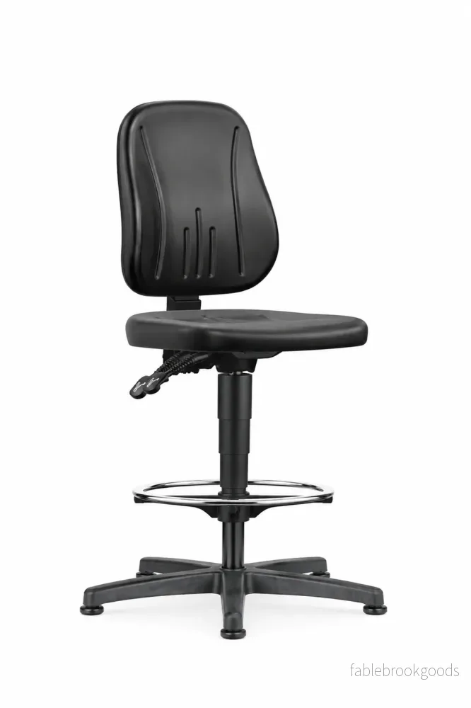 Unitec 3, svart konstläder – fotring Unitec 3, svart konstläder – fotring