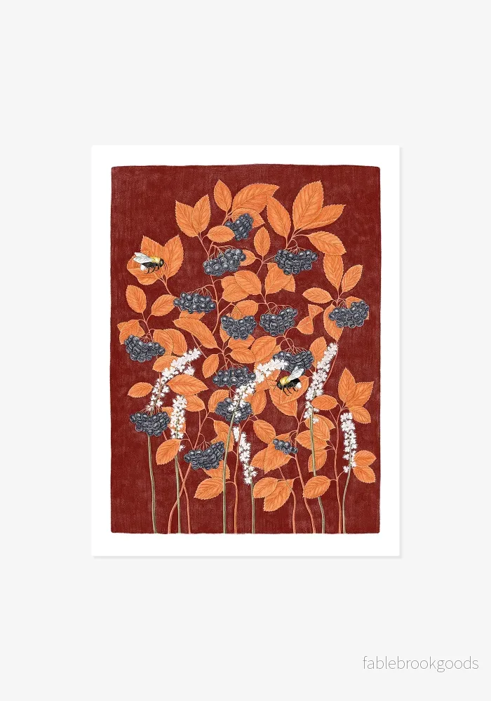 Poster, Jonna Fransson, Bumblebee Bush Poster, Jonna Fransson, Bumblebee Bush