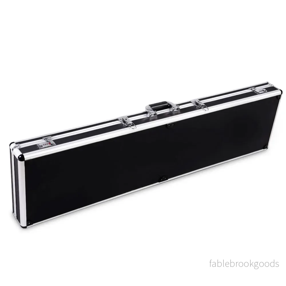 Vapenväska – gevärväska aluminiumväska hagelväska ammunitionsväska – 135 cm – Svart - Bild 2