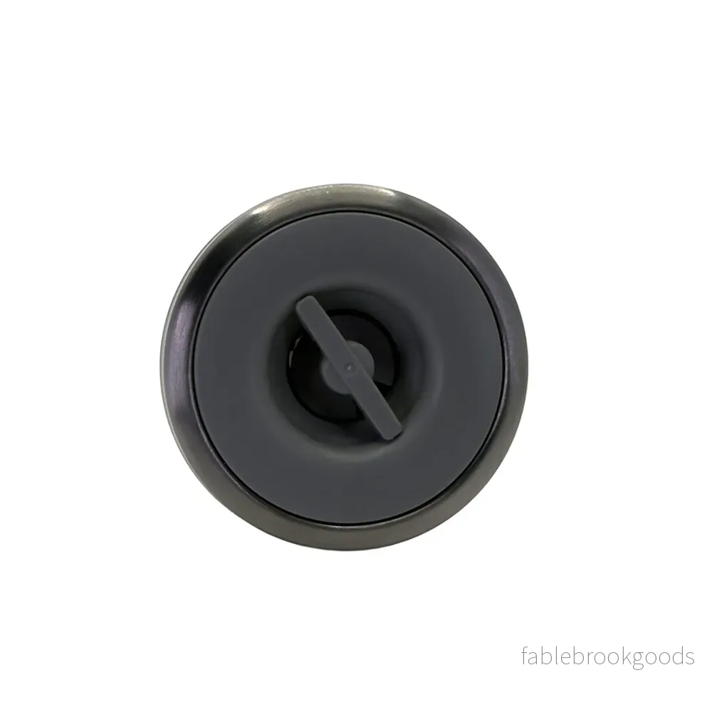Jetmunstycke roterande dubbel krom/grå 50 mm