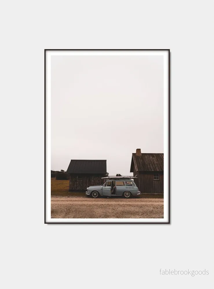 Volkswagen surfposter – Gotland poster Volkswagen surfposter – Gotland poster