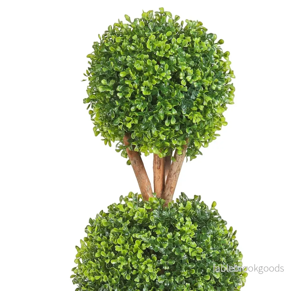 Konstgjord växt Buxbomsträd - 122 cm - 2-pack - Bild 3
