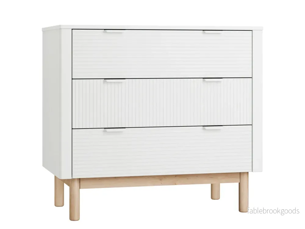 Maria 3-drawers chest White color Maria 3-drawers chest White color
