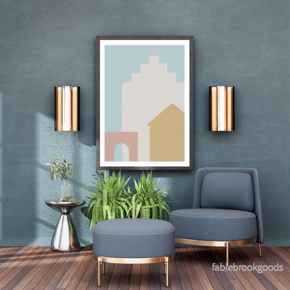 Visby grafiskt motiv - Gotland poster - Bild 2