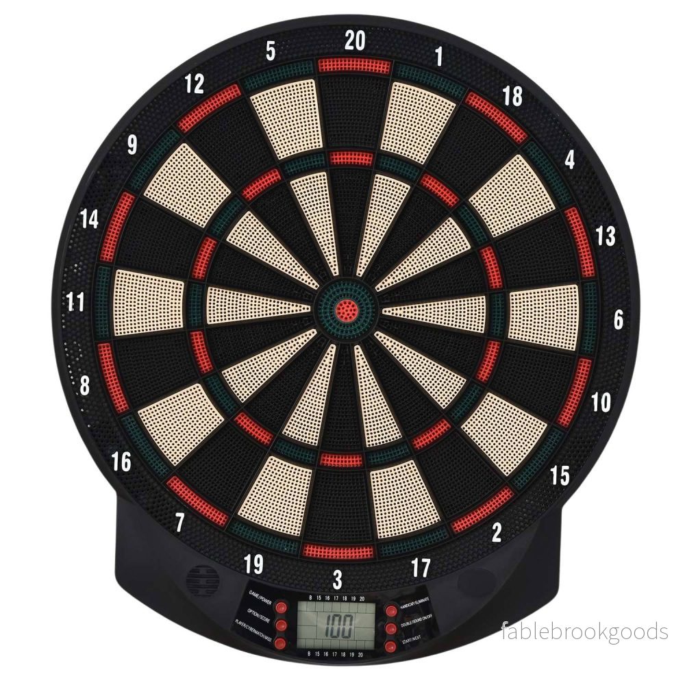 Elektronisk darttavla, 6 dart, 26 spel, flerfärgad