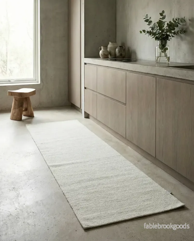 Gångmatta Plain Off-white - Bild 2